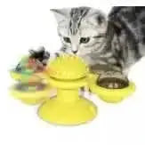 automatic rotating cat toy | interactive cat scratcher | dental cleaning cat toy | energy saving