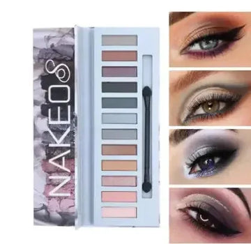 highly pigmented eyeshadow palette | waterproof long-lasting formula | 18 color matte shimmer shades | energy saving
