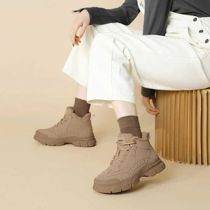 Warm Snow Boots Women's Non-slip Plus Velvet Thickened Martin Boots