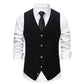 wool blend vest for men | single-breasted waistcoat | slim fit suit vest | ultrasonic cleaning