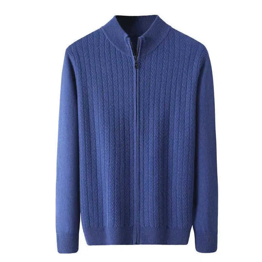 merino wool blend | oversized fit cardigan | chunky knit texture | ultrasonic cleaning