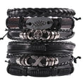 genuine leather bracelet | adjustable woven bracelet | multi-layer charm bracelet | energy saving