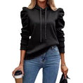 Solid Color Long-sleeved Casual Women's Top Sweater Meifu Market