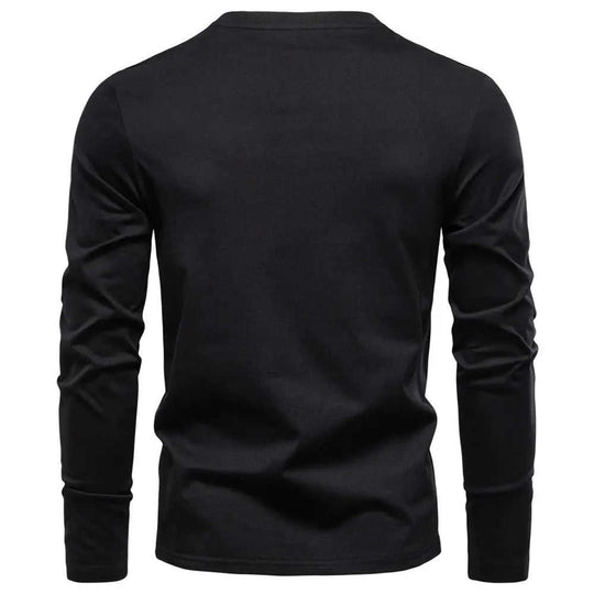 Mens V Neck Slim Fit Base Layer Shirt Khaki - angle view with men's bamboo base layer v-neck t-shirt in white - boody euro...