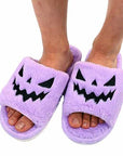 Halloween Women's Soft And Comfortable Plush Slippers Cosplay Shoes Furry Plush Slippers Kawaii Cute Shoes Home Slippers Halloween Dress Up Shoes