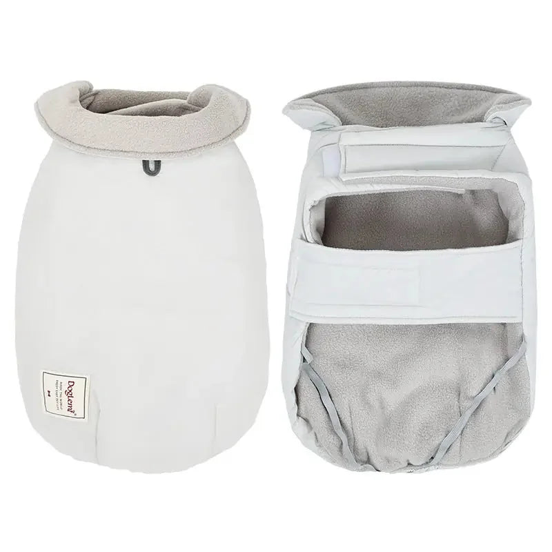 cold-proof dog vest | cotton-padded turtleneck sweater | solid color pet clothes | energy saving