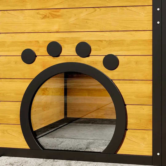 GO Large Cat Catio 4 Tiers Cat Enclosure For Outdoor, Cat House Weatherproof Attached To Window For Multiple Cats With Pla...