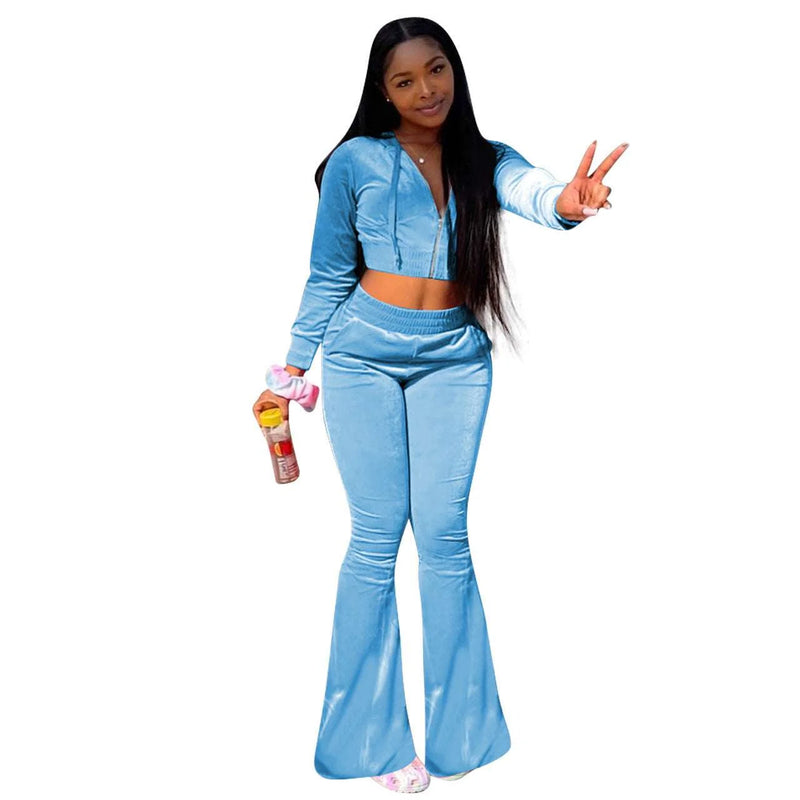 soft fleece material | wide-leg pants set | cozy athleisure wear | ultrasonic cleaning