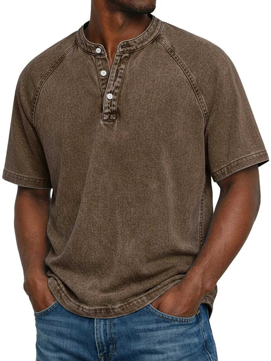 Distressed Crewneck Short-sleeve T-shirt XL - color variant display