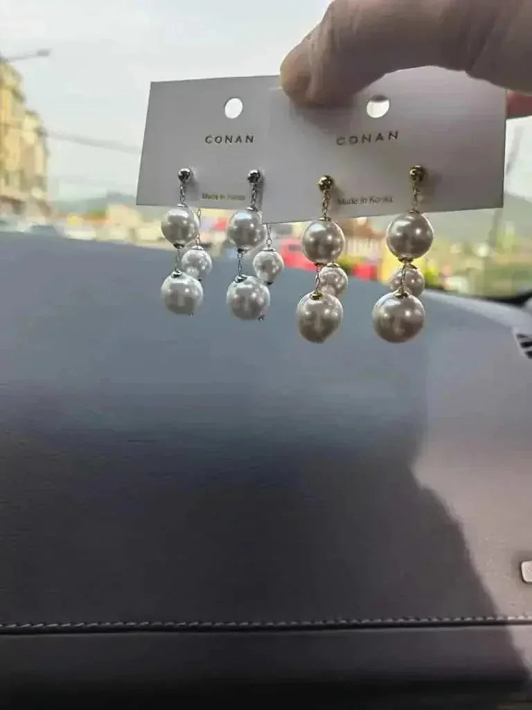 pearl beaded earrings | tassel drop earrings | celebrity inspired jewelry | ultrasonic cleaning