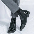 New Leather Boots Fashion Men's Business Formal Leather Shoes Meifu Market