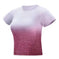 seamless ribbed fabric | cropped button-up top | short sleeve blouse | ultrasonic cleaning