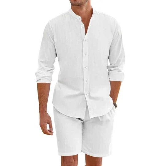 lightweight cotton fabric | breathable summer outfit | casual beachwear set | ultrasonic cleaning
