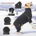 polar fleece dog sweater | high collar dog coat | cold weather dog clothing | energy saving
