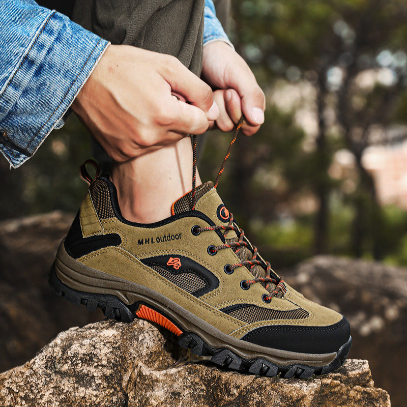 Soft Bottom Large Size Men's Waterproof Non-slip Mountain Climbing Sneakers Meifu Market