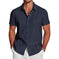 Men's Hawaiian Print Short Sleeve Lapel Shirt - Meifu Market