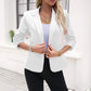 Women's Business Suit Jacket 34 Sleeve Business Casual Jacket Meifu Market