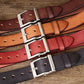 Men's Retro Leather All-match First Layer Cowhide Stainless Steel Buckle Belt meifu market