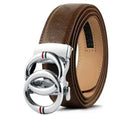 automatic alloy buckle | genuine cowhide leather belt | adjustable mens belt | ultrasonic cleaning