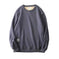 warm fleece pullover sweater | heavyweight fleece sweatshirt | solid color mens sweater | energy saving