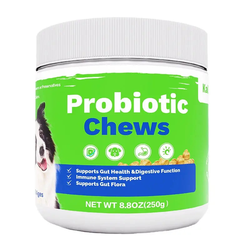 OEM Hot Sales Probiotics Chews For Pets Customized Shape For Digestive Health Pets Supplement Healthy Gut For Dogs Meifu Market
