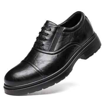 Genuine Leather Men's Leather Shoes Increased Casual Soft Bottom Super Meifu Market