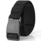 plastic steel pom buckle | adjustable elastic belt | casual all-match belt | ultrasonic cleaning