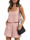 square neck top and shorts set | polyester spandex lounge set | summer casual two piece outfit | energy saving