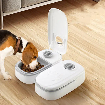 Automatic Pet Feeder Smart Food Dispenser For Cats Dogs Timer Stainless Steel Bowl Auto Dog Cat Pet Feeding Pets Supplies Meifu Market