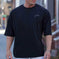 Fitness Short-sleeve Stretchy Cotton Fashionable Loose-fitting T-shirt M - texture and material detail