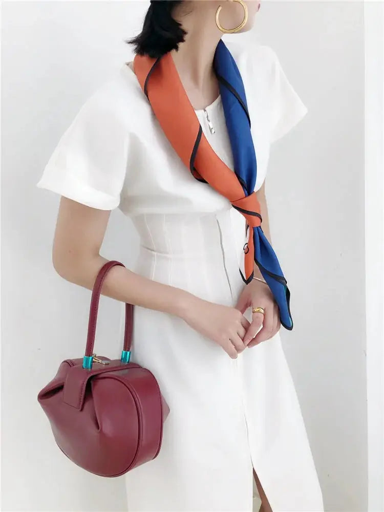 silk twill scarf | geometric print shawl | sunscreen silk scarf | ultrasonic cleaning