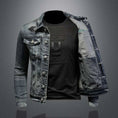 stretch denim jacket for men | slim fit denim jacket | lightweight stretch denim | ultrasonic cleaning
