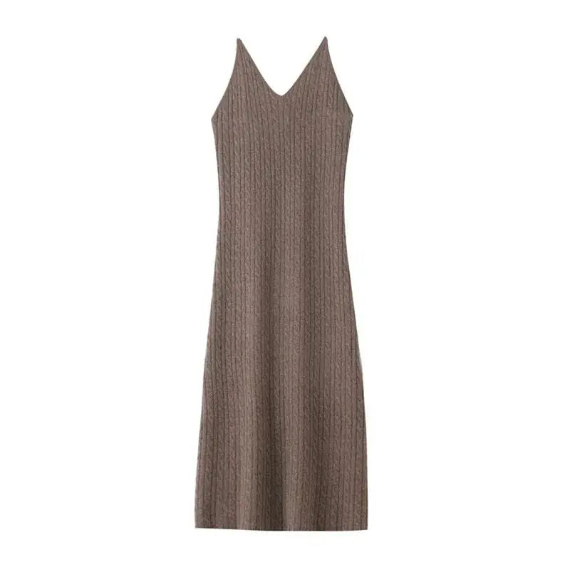 Knitted Small Twisted Cashmere Cardigan Suspender Skirt Two-piece Suit - best knitted two-piece suits for a relaxed yet chic look