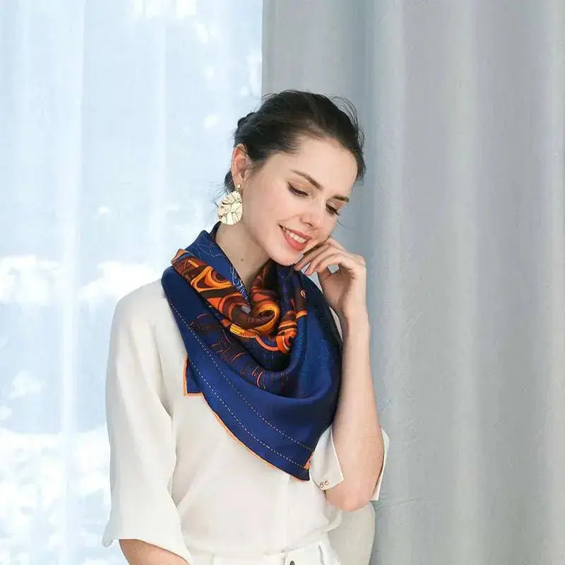 luxury silk scarf | oversized silk scarf | lightweight silk scarf | energy saving