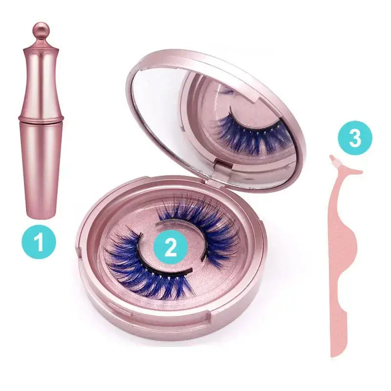 magnetic false eyelashes | reusable eyelash set | easy-apply lashes | energy saving