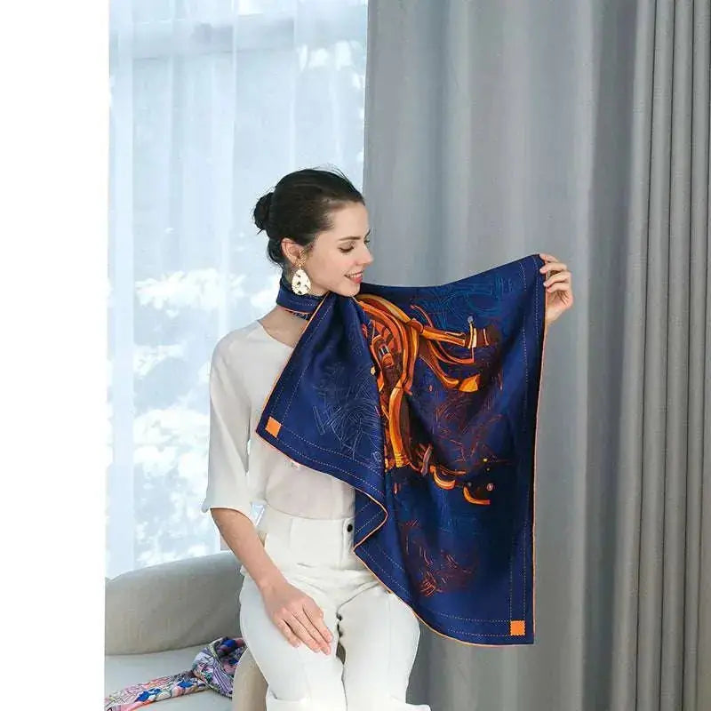 luxury silk scarf | oversized silk scarf | lightweight silk scarf | ultrasonic cleaning