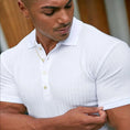 slim-fit polo shirt | mercerized cotton fabric | breathable short-sleeve shirt | ultrasonic cleaning