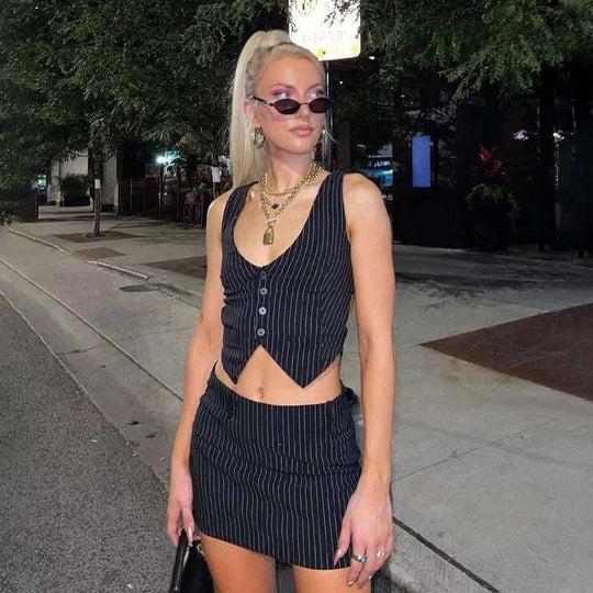 solid color crop vest | versatile shorts set | breathable fabric vest | ultrasonic cleaning