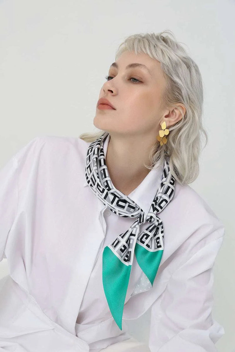 silk scarf for women | long tie scarf | lightweight silk scarf | energy saving