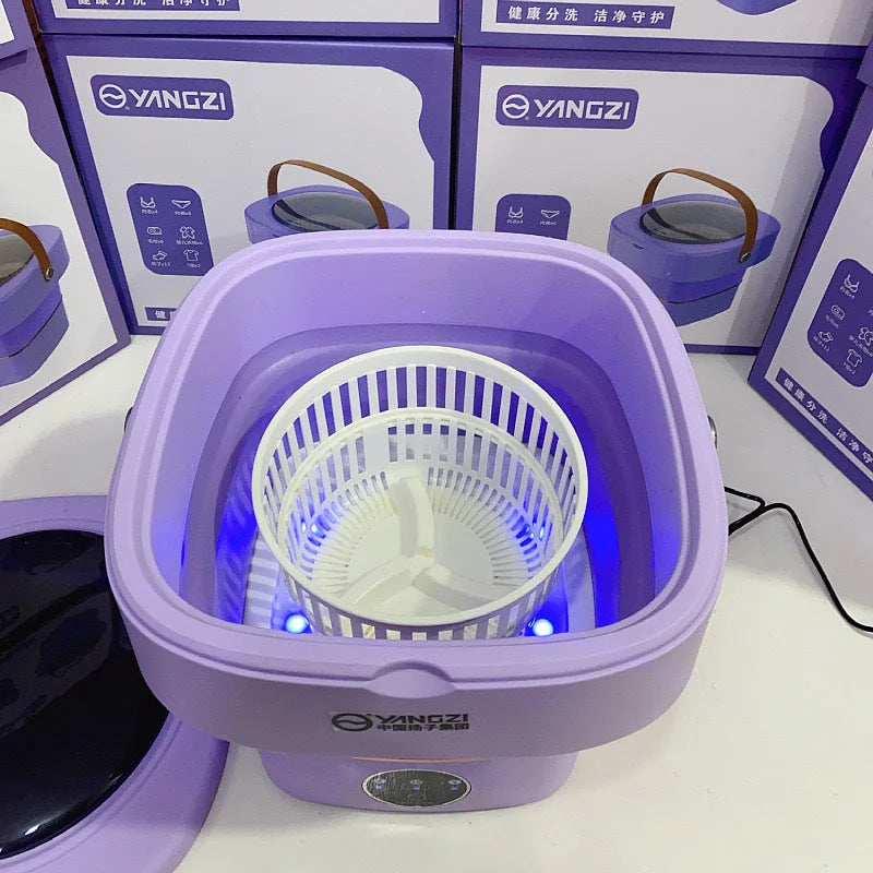 compact washing machine | portable laundry machine | mini washing machine | ultrasonic cleaning