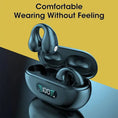 bone conduction headphones | wireless earbuds ear clip | bluetooth 53 headphones | ultrasonic cleaning