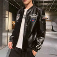 men motorcycle leather jacket | embroidered biker jacket | stylish riding jacket | energy saving