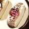 Women's Waterproof Alloy Watch Ultra-thin Fashion Quartz Watch 