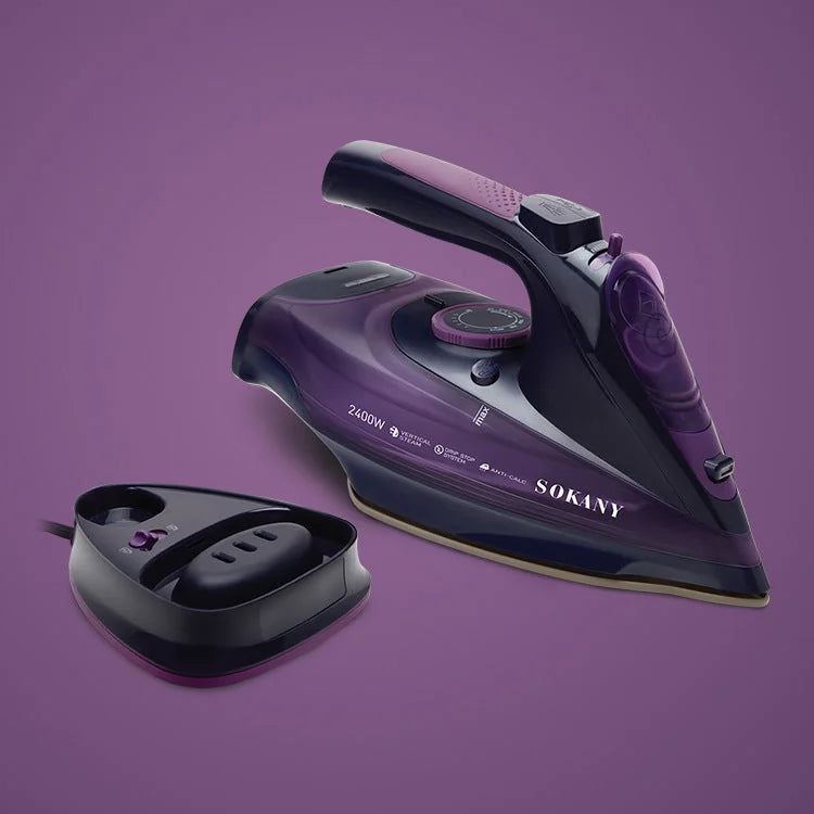 cordless steam iron | portable clothes steamer | ceramic soleplate iron | energy saving