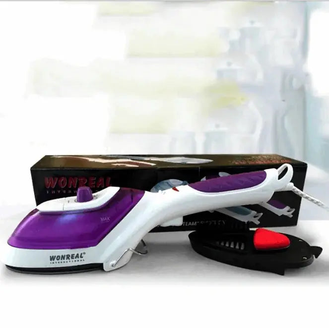 portable steam brush | handheld clothes steamer | travel ironing machine | ultrasonic cleaning