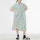 lightweight cotton fabric | breathable summer dress | striped shirt dress | energy saving
