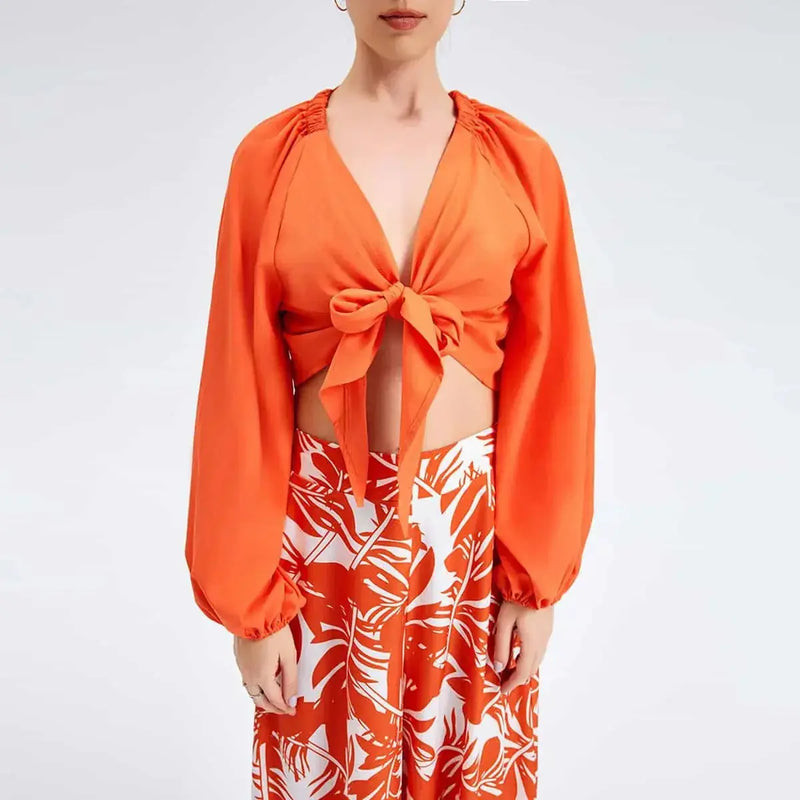 stretchable fabric pants set | breathable two-piece suit | v-neck long sleeve outfit | ultrasonic cleaning