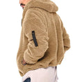 men fleece jacket | double-sided zipper coat | plush hooded jacket | ultrasonic cleaning