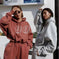 warm fleece lining | oversized hoodie coat | breathable fabric blend | ultrasonic cleaning