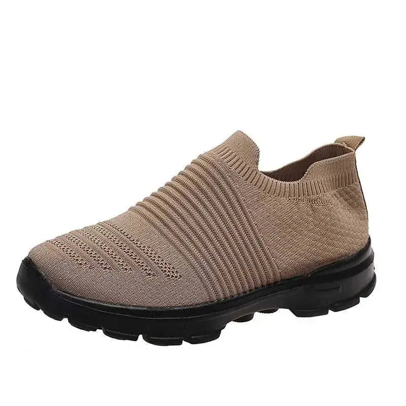 breathable knit fabric | lightweight walking shoes | slip-on sneakers women | ultrasonic cleaning